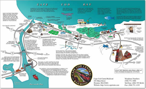 Cape Cod Route Map