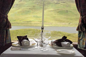 The Royal Scotsman: View from Dining Car